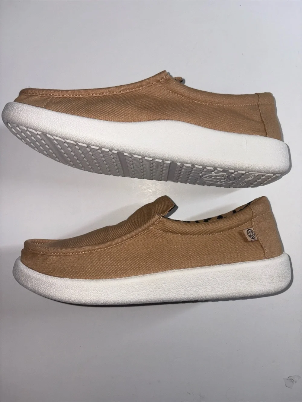 Freewaters Men’s Slip-On Canvas Shoes in Tan